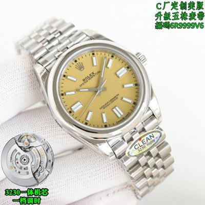 Clean Factory Rolex Oyster Perpetual 3230 Movement 41mm Luminous Blue/Yellow/Green Watch